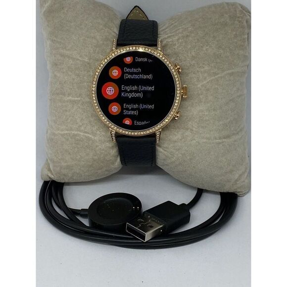 Fossil Gen 4 Authentic Digital Dial Smart Watch Custom Band FTW6011 CR148 - Picture 1 of 12